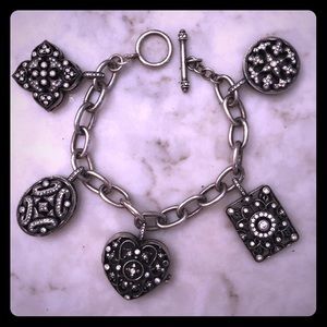 Nadri Charm Bracelet with locket